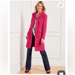 Talbots Wool Coat size 18 NWT
